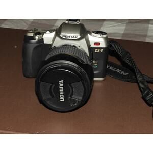 Pentax ZX-7 35mm Film Camera w/ Tamron 28–300mm Zoom Lens